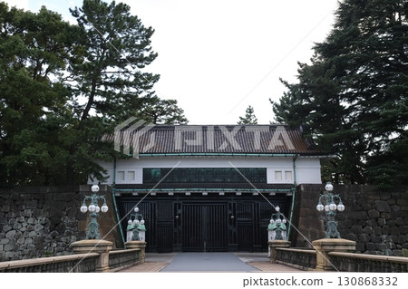 東京千代田區皇居正門正面圖 130868332