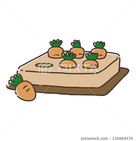 胡蘿蔔田寵物玩具 130868470