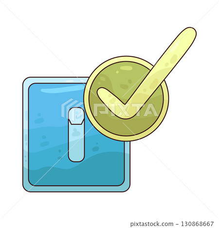 illustration of Eco Friendly Check 130868667