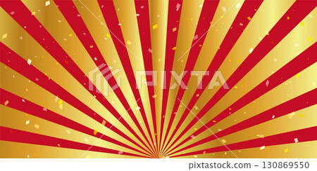 Screentone gold pattern background 130869550