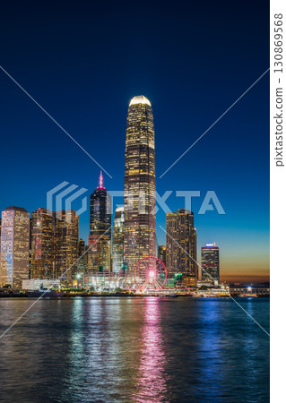 香港國際金融中心夜景 130869568