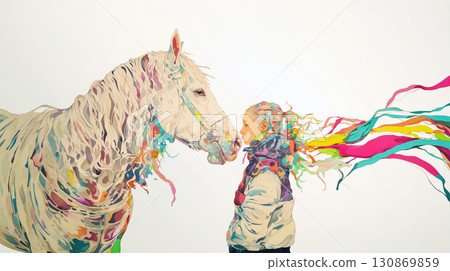 馬和女孩 130869859