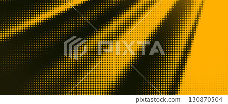Halftone Gold Magic Spotlight with Particles, PNG Ready, Vector Illustration Halftone Gold Magic Spotlight with Particles, PNG Ready, Vector Illustration 130870504