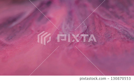 Mix fluid. Flowing paint. Blur purple pink color liquid chemical sparkling water texture spilling on abstract creative art background. Mix fluid. Flowing paint. Blur purple pink color liquid chemical sparkling water texture spilling on abstract creative art background. 130870553