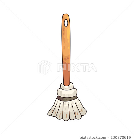 illustration of mop illustration of mop 130870619