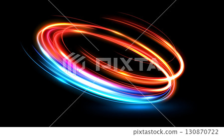 Abstract Luxury Wind Line of Light with Sparkles, Isolated and Easy to Edit, Vector Illustration Abstract Luxury Wind Line of Light with Sparkles, Isolated and Easy to Edit, Vector Illustration 130870722