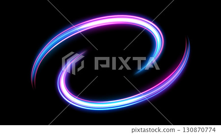 Blue and Purple Light Trails Motion Effect, Mirror Light, Vector Illustration Blue and Purple Light Trails Motion Effect, Mirror Light, Vector Illustration 130870774