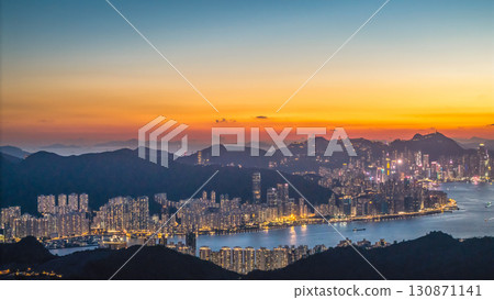 Sept 13 2025 Hung Hom Bay view towards North Point Hong Kong 130871141