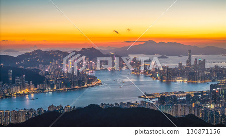 Sept 13 2025 Victoria Harbour: Where Hong Kong Skyline Comes Alive 130871156