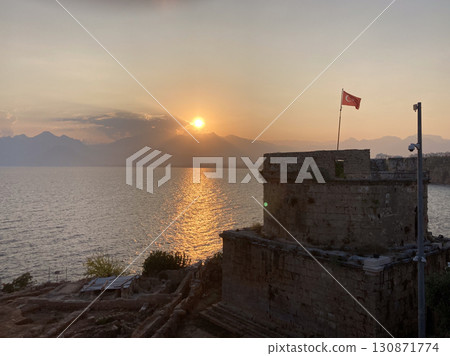 Sunset in Down town Antalya 130871774