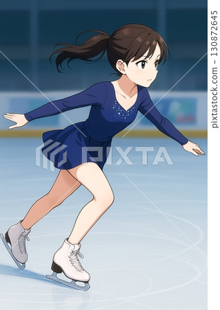 Speedy expressions on the ice 130872645