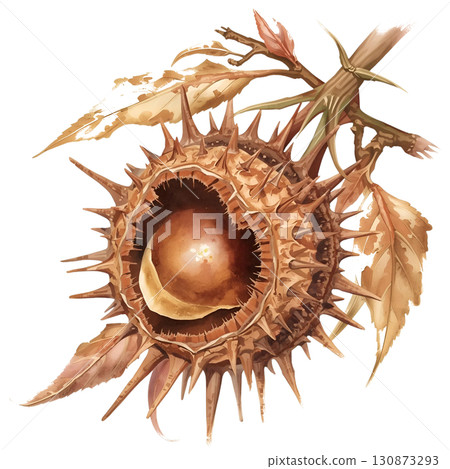 秋季口味栗子果實病媒圖解 130873293