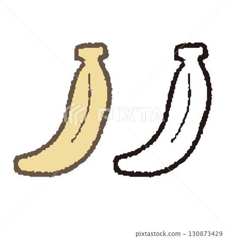 手繪香蕉 130873429