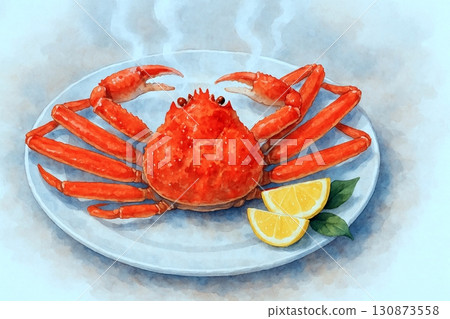 Steamed crab 130873558