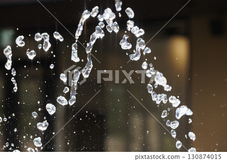 Slow motion image of the moment when the spray floats in the air Slow motion image of the moment when the spray floats in the air 130874015