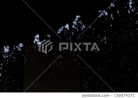 Slow motion image of the moment when the spray floats in the air 130874371