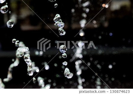 Slow motion image of the moment when the spray floats in the air Slow motion image of the moment when the spray floats in the air 130874623