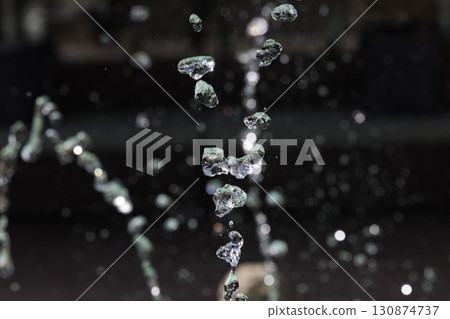 Slow motion image of the moment when the spray floats in the air Slow motion image of the moment when the spray floats in the air 130874737