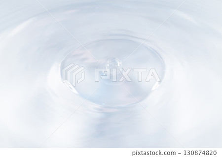 Drops of water falling on the surface of the water. 130874820