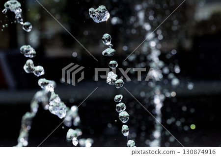 Slow motion image of the moment when the spray floats in the air Slow motion image of the moment when the spray floats in the air 130874916