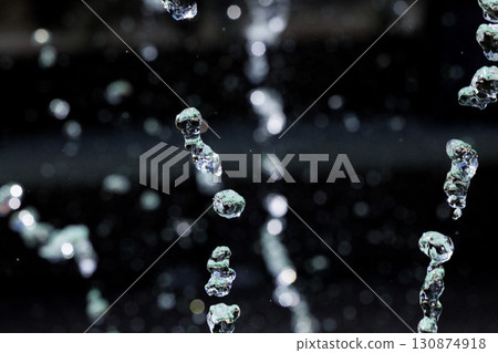 Slow motion image of the moment when the spray floats in the air Slow motion image of the moment when the spray floats in the air 130874918