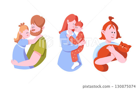 Heartwarming Family Moments with Loved Ones that celebrate joy, love, and togetherness in life 130875074