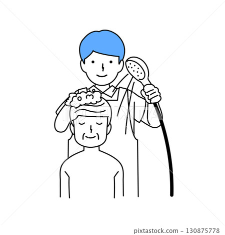 Nursing care: Bathing assistance: Elderly Nursing care: Bathing assistance: Elderly 130875778