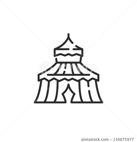 Circus Tent Icon Circus Tent Icon 130875977