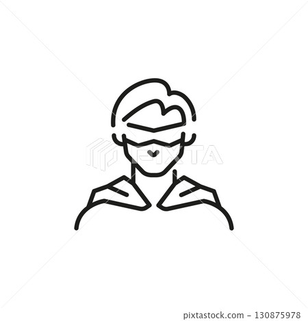 Superhero Icon Superhero Icon 130875978