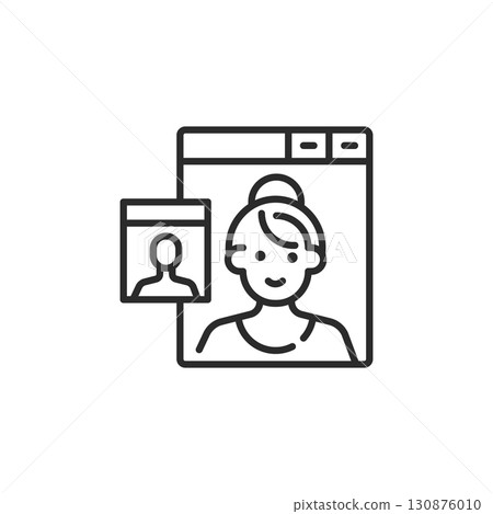Web Video Call Icon 130876010