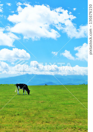 長野縣美原高原藍天農場風景 長野縣美原高原藍天農場風景 130876150