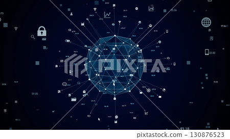 Digital network Digital network 130876523