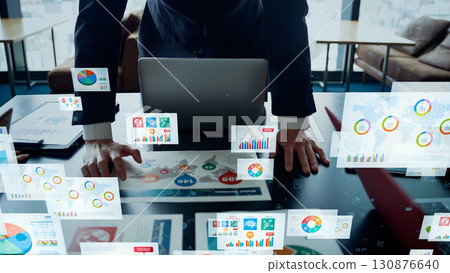 Group of business people meeting and business strategy concept 130876640