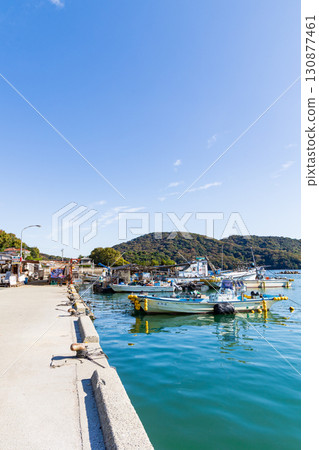 Fishing boats in the port of Ako City Fishing boats in the port of Ako City 130877461