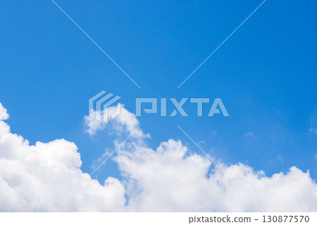 Summer blue sky and summer clouds shining in the sunshine 73 Summer blue sky and summer clouds shining in the sunshine 73 130877570