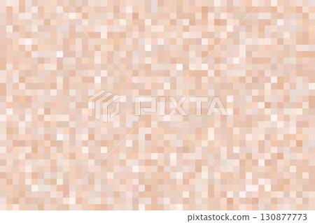 Pixel mosaic of blurred skin. Censor naked nude color background. Sensitive vector seamless pattern. Abstract bg with brown squares. 130877773
