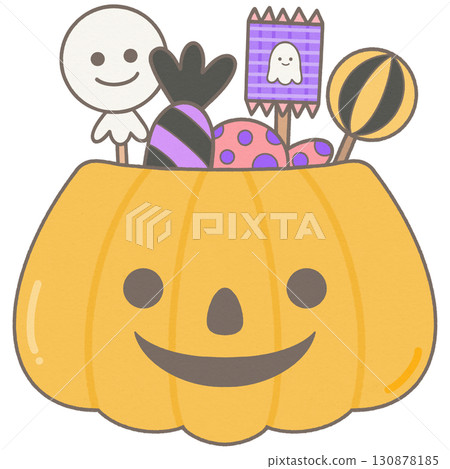 Cute Candy Basket For Halloween Party 130878185