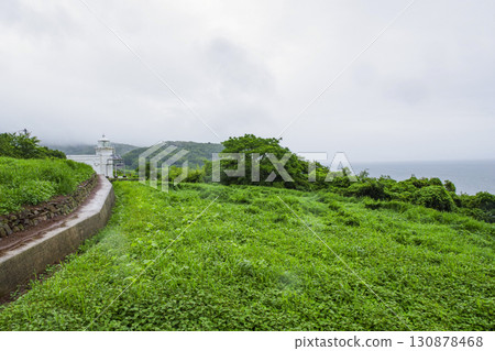 口之津燈塔,建於明治時代,位於島原半島南端 口之津燈塔,建於明治時代,位於島原半島南端 130878468