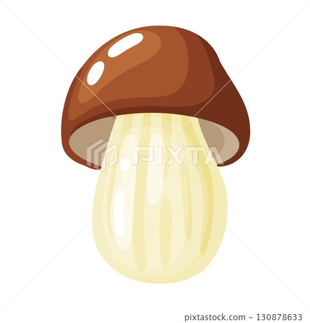Porcini Mushroom Hand Drawn Doodle Illustration Porcini Mushroom Hand Drawn Doodle Illustration 130878633