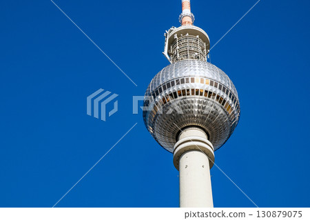 The TV Tower located on the Alexanderplatz in Berlin, Germany 130879075