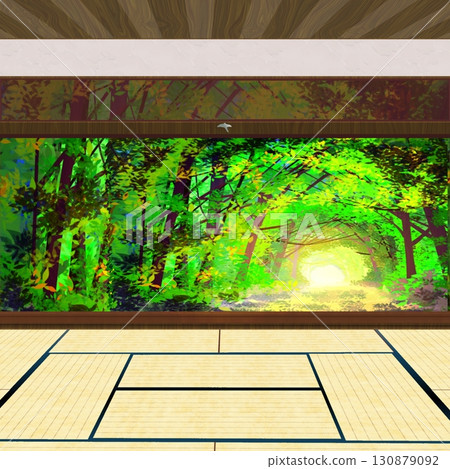 Japanese-style room with porch 130879092