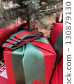 Christmas presents under the fir tree 130879130