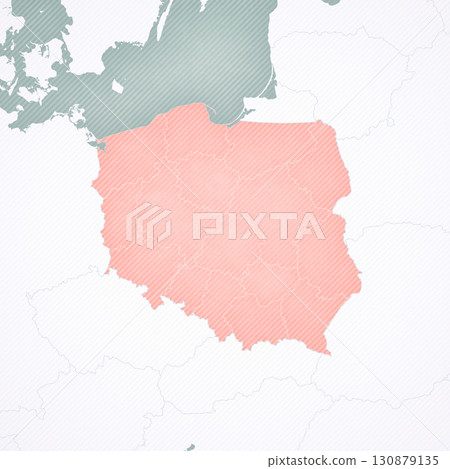 Map of Poland - Voivodeships of Poland 130879135