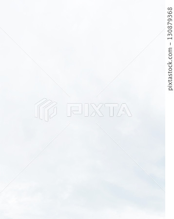 垂直背景影像 3：淡淡的、明亮的灰白色多雲天空，上面覆蓋著雨雲 130879368