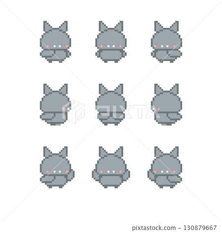 Bat pixel art 130879667