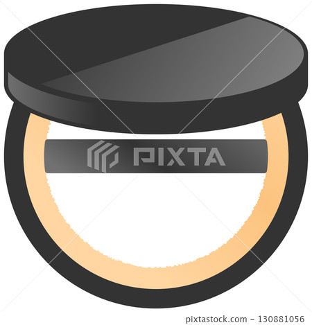 Foundation (round case) vector illustration Foundation (round case) vector illustration 130881056