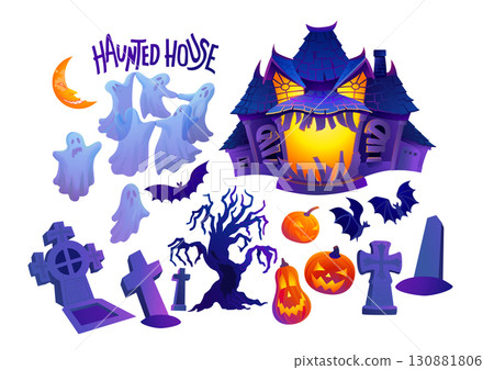 Halloween vector collection Halloween vector collection 130881806