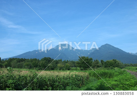 Summer blue sky Mount Myoko Summer blue sky Mount Myoko 130883058