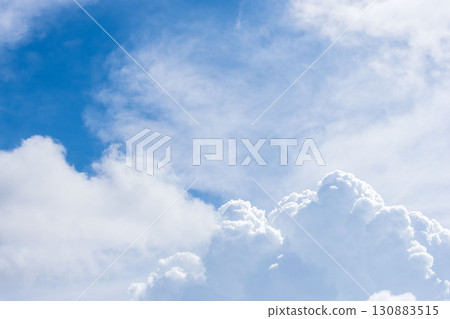 Summer sky: blue sky and clouds 07 130883515