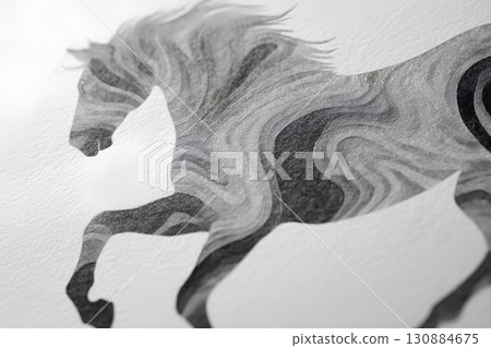 馬(Uma)馬年紋理/新年賀卡材質-2 馬(Uma)馬年紋理/新年賀卡材質-2 130884675